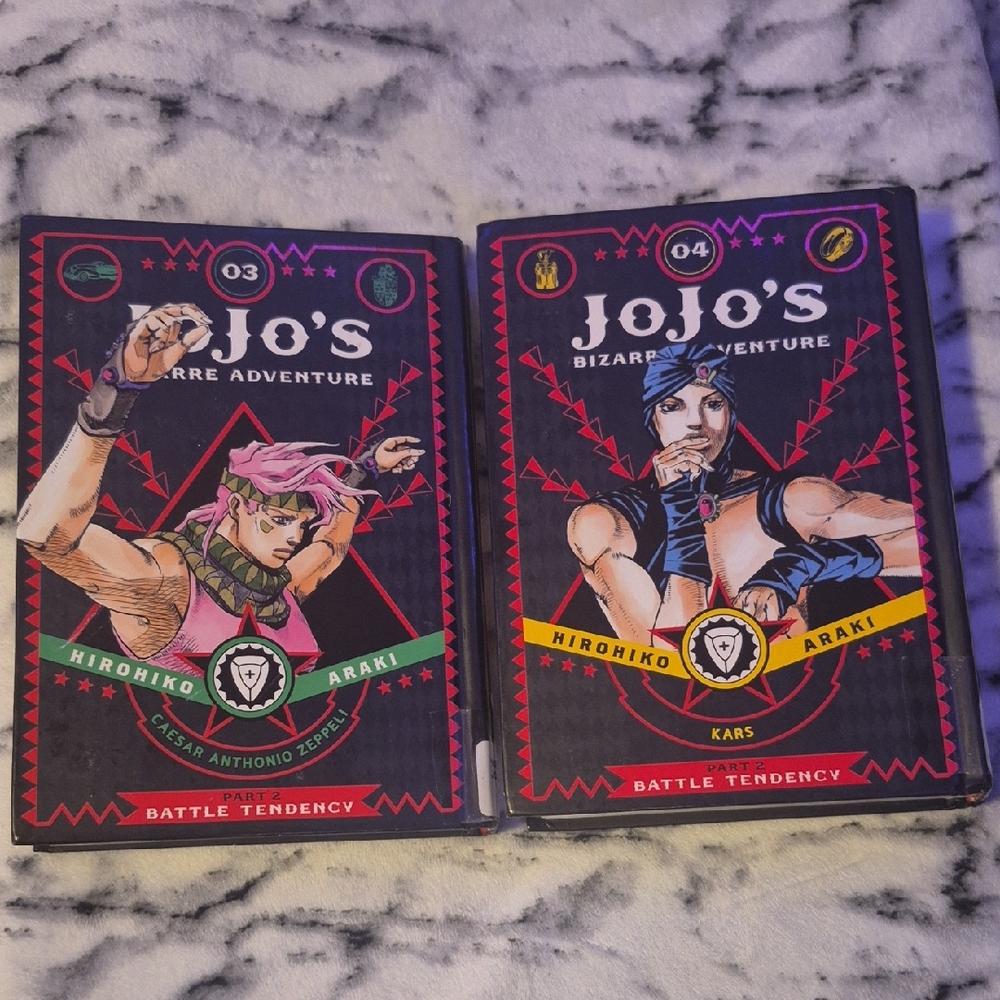 JoJo's Bizarre Adventure Manga Set - Volume 3 & 4